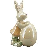 Hase Pearl, Keramik, 7,3x4,2x12 cm, 8,3x4,6x12 cm