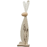 Hase Ivory, Holz, 32x8x5 cm