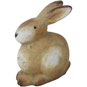 Hase ArteToscana, braun, Terrakotta, 10x5,1x13,1 cm
