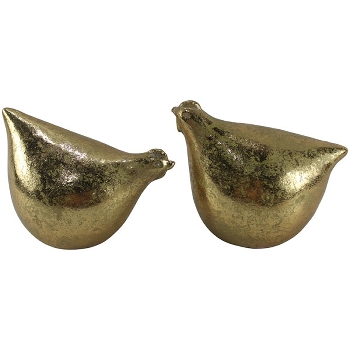 Huhn Aurum, gold, Terrakotta, 12,2x8,5x10,6 cm