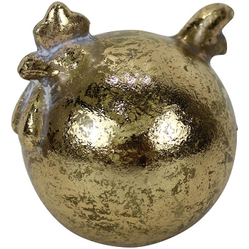 Huhn Aurum, gold, Terrakotta, 7,3x6,7x7,4 cm