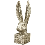 Hase ArgenT, silber, Polyresin, 9x9x24 cm