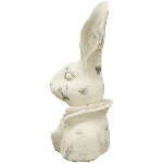 Hase Valo, creme/weiß, Polyresin, 20x15x34,5 cm