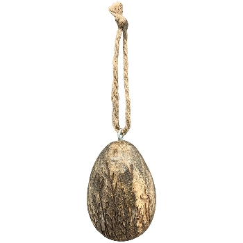 EiHänger Dost, Holz, 7x7x8 cm