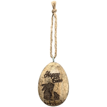 EiHänger Dost, Holz, 7x7x8 cm