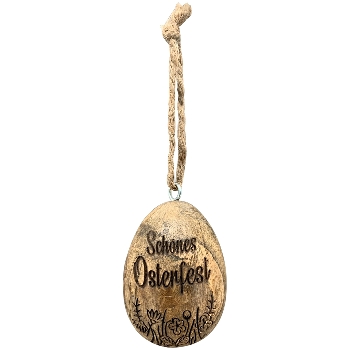 EiHänger Dost, Holz, 7x7x8 cm
