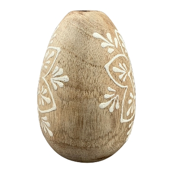 Ei Dost, natur, Holz, 4,5x4,5x7 cm