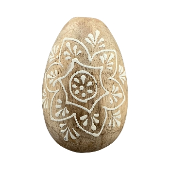Ei Dost, natur, Holz, 4,5x4,5x7 cm