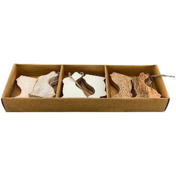 HaseHänger Dost, natur/weiß, Holz, 5x1x7,5 cm