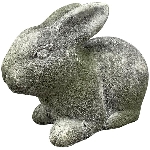 Hase Valo, creme, Zement, 18,5x9x14 cm