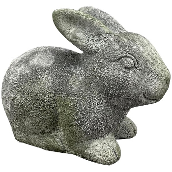 Hase Valo, creme, Zement, 18,5x9x14 cm