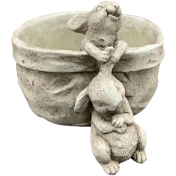 HasenTopf StoneArt, Zement, 20x17,5x14 cm
