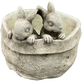 HasenTopf StoneArt, Zement, 19x18,5x15 cm