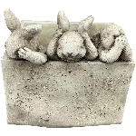 HasenTopf StoneArt, Zement, 18,5x15x18 cm
