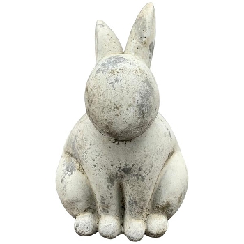 Hase Valo, creme, Zement, 12,5x12,5x20 cm