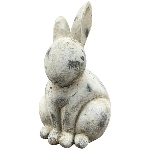 Hase Valo, creme, Zement, 15x15x26 cm