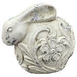 Hase Valo, creme, Zement, 20,5x13,5x18 cm