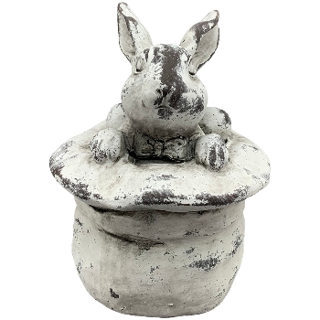 Hase Valo, creme, Polyresin, 13,5x13,5x17,5 cm