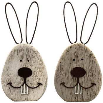Hase Dost, Holz, 16,5x7,7x2,5 cm
