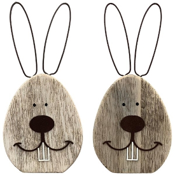 Hase Dost, Holz, 22x10x2,5 cm