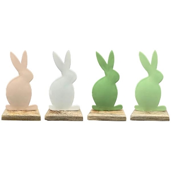 Hase EnameL, Metall, 15,5x5x30 cm