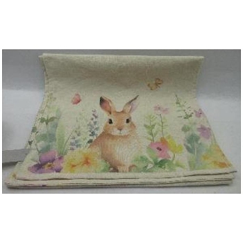 Tischläufer Cussin, bunt, Stoff, 41x48x0,8 cm