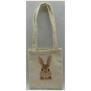 Tasche Cussin, creme/braun, Stoff, 19x0,8x45 cm