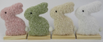 Hase Sannie, Filz, 14x4x18 cm