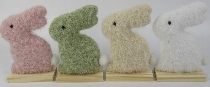 Hase Sannie, Filz, 14x4x18 cm