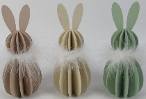 Hase Sannie, Holz, 8x8x19,2 cm