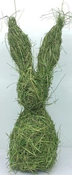 Hase Willow, grün, Rattan, 40 cm