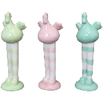 Huhn SpringIvory, grün/pink/türkis, Dolomite, 7x7,1x20,4 cm