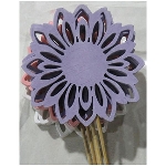 BlumenStecker Bloom, bunt, Holz, 7 cm