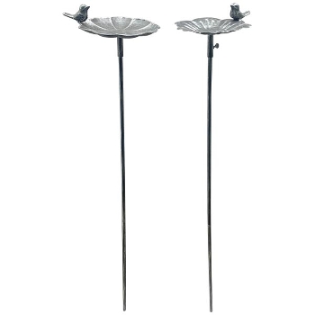 VogelFutterPlatz mit Stab ArtFerro, Metall, 19,5x16,5x117 cm