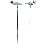 VogelFutterPlatz mit Stab ArtFerro, Metall, 19,5x16,5x117 cm