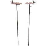 VogelFutterPlatz mit Stab ArtFerro, Metall, 19,5x16,5x117 cm
