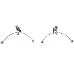 WindSpiel ArtFerro, Metall, 53x18x123 cm