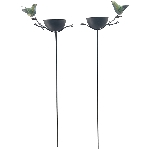 VogelFutterPlatz mit Stab ArtFerro, Metall, 29x14,5x122 cm