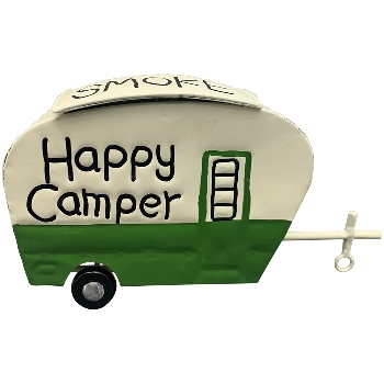 AschenBecher Camper Kanu, Metall, 21,5x8x11 cm