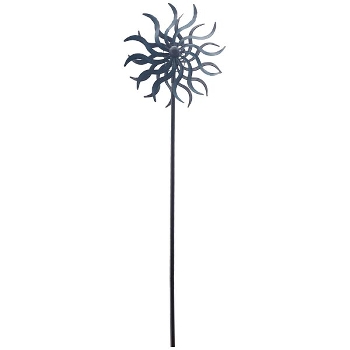 WindRad ArtFerro, blau, Metall, 53x21x187 cm