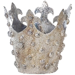 Krone Junker, Metall, zink, 17x17x16 cm