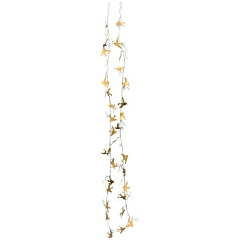 VogelKette Aride, gold, Messing, 183x4x4 cm