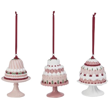 TortenHänger Lilian, Polyresin, rosa, 7,9x7,9x11,5 cm