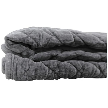 Decke Dans, anthrazit, Polyester, 180x130 cm