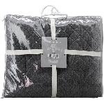 Decke Dans, anthrazit, Polyester, 180x130 cm