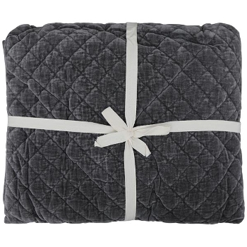 Decke Dans, anthrazit, Polyester, 180x130 cm