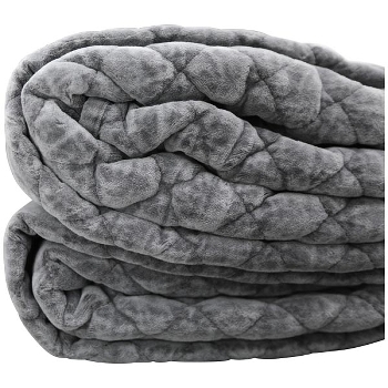 Decke Dans, anthrazit, Polyester, 240x260 cm