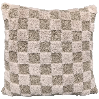 Kissen Dans, braun, Polyester, 45x45 cm
