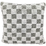 Kissen Dans, grau, Polyester, 45x45 cm
