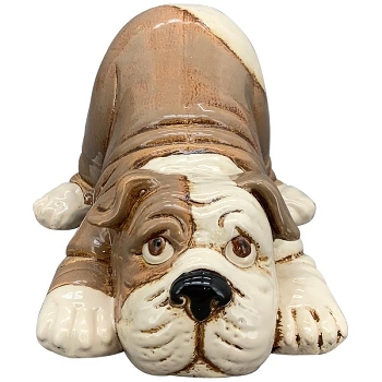 Hund Garou, Keramik, 27x23x15,5 cm